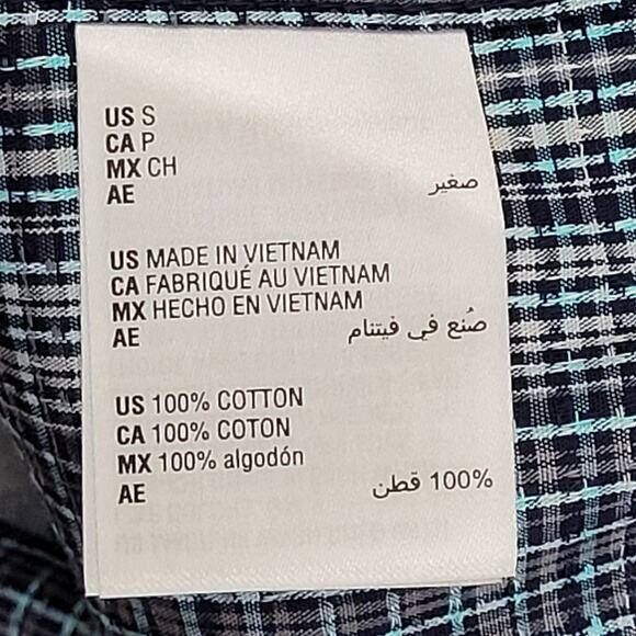 🌼Tasso Elba Shirt Mens Size Small Short Sleeve Refined Woven NEW with Tags - Picture 5 of 12